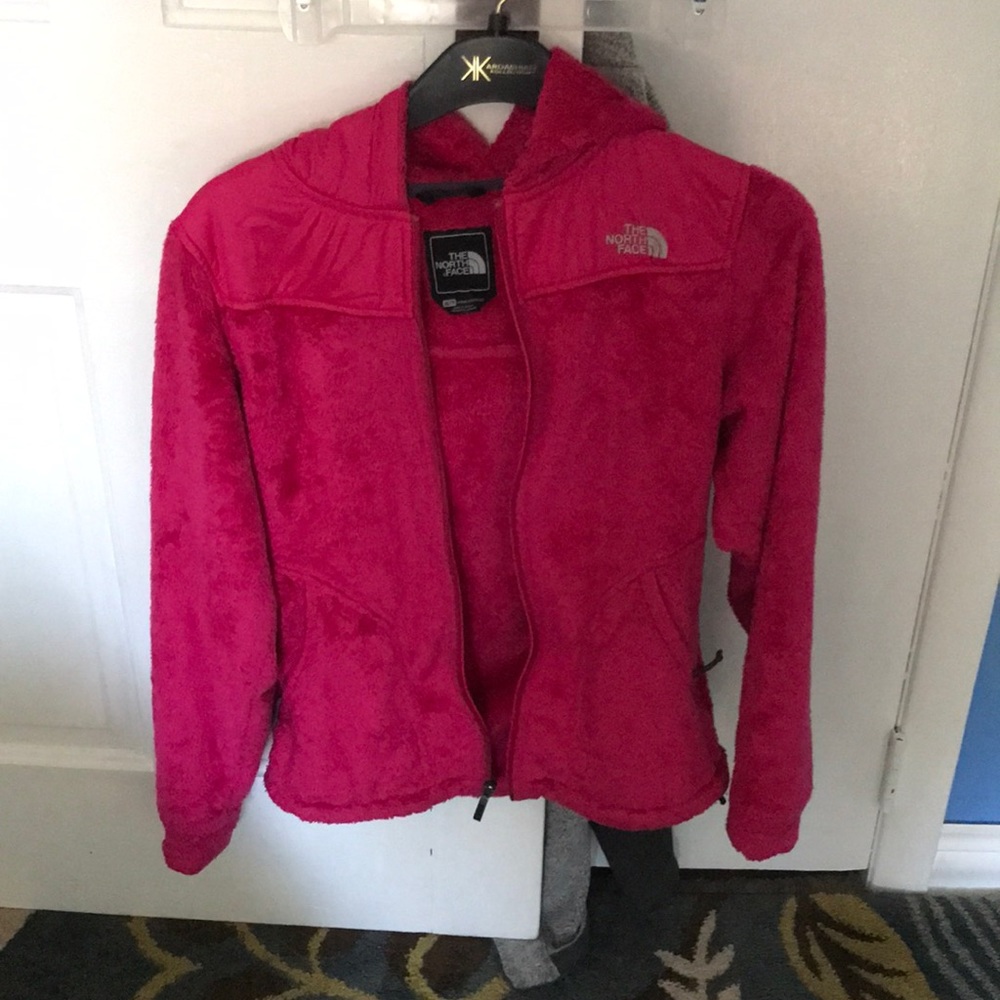 Pink north face jacket
